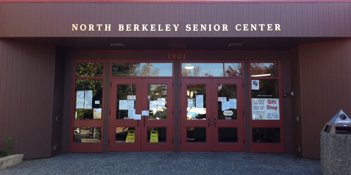 North Berkeley Senior Center, 1901 Hearst Ave, Berkeley, CA 94709