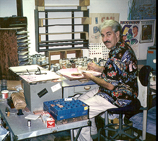 Ray Storch in his studio.