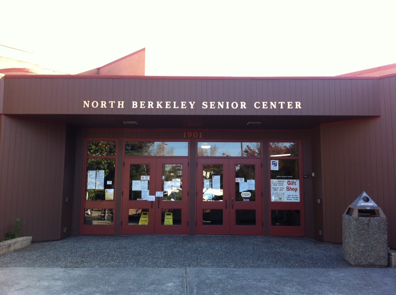 North Berkeley Senior Center at 1901 Hearst Avenue, Berkeley, CA 94709